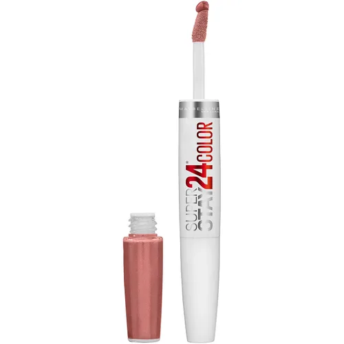 Vista 11 de Maybelline New York Superstay 24, color de labios en 2 pasos, naranja sin parar 210 NARANJA SIN PARAR