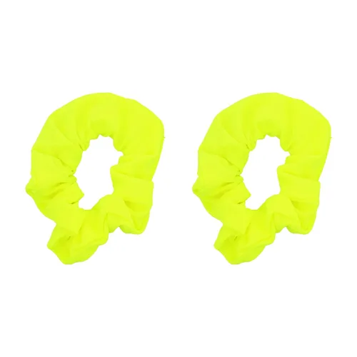 Vista 12 de Juego de 2 bandas lisas para el cabello Hair Ties for Ponytails & Buns, Soft Cotton Fabric, Gentle No-Crease Hold, for Thick and Thin Hair