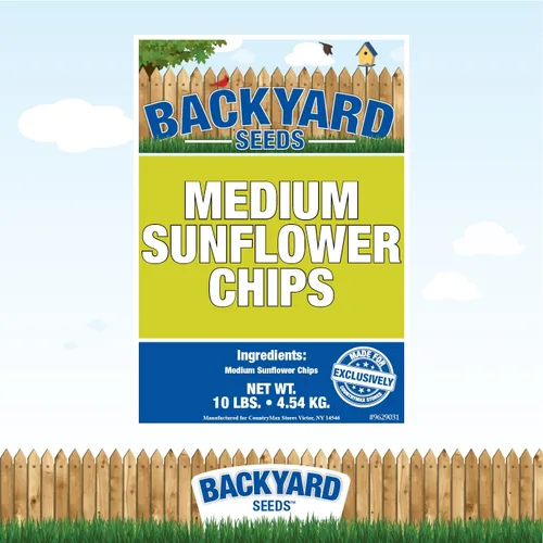 Vista 7 de CountryMax Semillas de pájaro sin residuos de chips de girasol (10 libras)