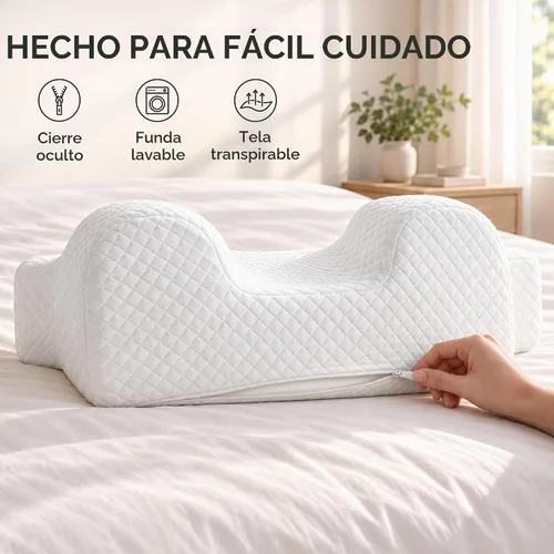 Vista 7 de AM AEROMAX Almohada de entrenamiento para el sueño de la espalda de espuma