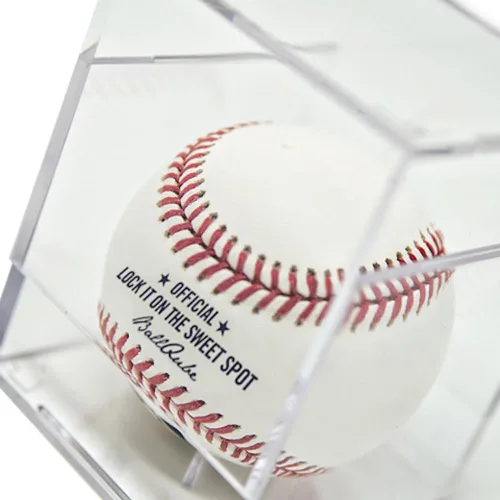 Vista 4 de The Original Ballqube - Caja Expositora de bolas de béisbol (protección UV), S