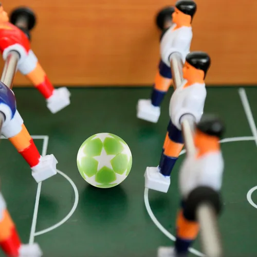 Vista 6 de BQSPT - Pelotas de futbolín de 1.28 pulgadas (1.260 in), pelotas de fútbol de repuesto, 16 unidades, futbolín multicolor, oficial, mini pelota