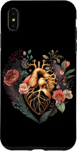 Vista 11 de Anatomical Heart and Flowers for Your Love Case for iPhone 17