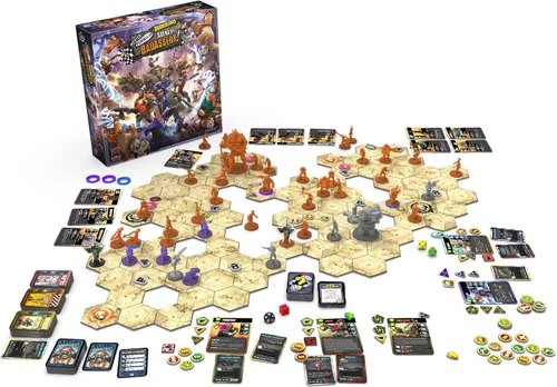Vista 5 de Borderlands Mister Torgue's Arena of Badassery Juego de mesa Juego de estrategia cooperativa Juego de lucha para adultos 1-4 jugadores A
