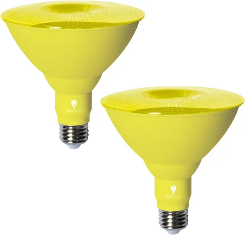 Vista 15 de Bluex Bulbs Paquete de 2 bombillas de luz LED BlueX Par38 de inundación color rojo - 18W (equivalente a 120 vatios) - Clasificación de humedad