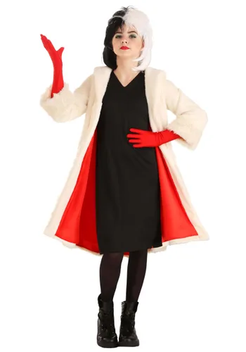 Vista 7 de Disfraz de Abrigo Cruella De Vil para Adolescentes de 101 Dálmatas de Disney Multicolor