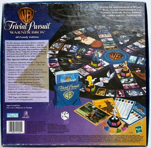 Vista 2 de Warner Brothers Trivial Pursuit - Edición familiar por Warner Bros.