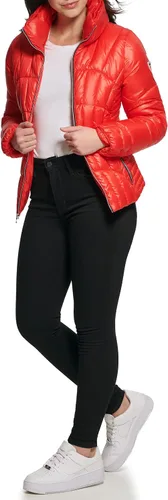 Vista 2 de GUESS Chaqueta acolchada acolchada para mujer