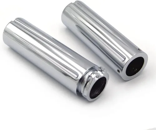 Vista 5 de Motocicleta Motocicleta Cruz End Estilo 1" Empuñaduras de mano para Harley Electra Glide Classic Chrome nuevo