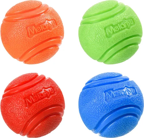 Vista 11 de Pelota de entrenamiento para perros en una cuerda, pelota de goma para perros con asa para tira y afloja K9, recompensas de entrenamiento