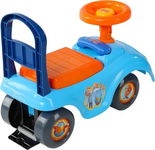 Vista 3 de Blippi NE Basic Ride-On by Dynacraft - Diseño divertido y colorido, perfecto para niños pequeños, resistente y duradero, fácil de montar, ideal