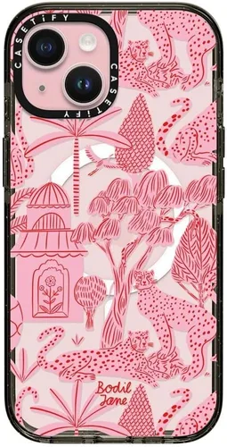 Vista 117 de CASETiFY Impact Funda para iPhone 15 [Probada contra Caídas de Grado Militar 4X / Protección contra Caídas de 8.2 pies / Compatible con Magsafe]