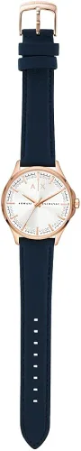 Vista 8 de Armani Exchange - Reloj de vestir de acero inoxidable con tres manos para mujer