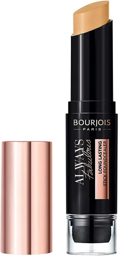 Vista 3 de Bourjois Always Fabulous 24 Hour 2 en 1 Base y corrector en barra con licuadora, 110 vainilla clara