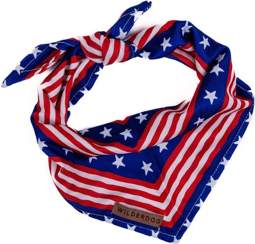 Vista 34 de Wilderdog Bandana para perro con material ligero de malla de mezcla de poliéster de secado rápido en agave