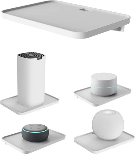 Vista 7 de Universal Smart Speaker Soporte de Pared y Estante para Dispositivos Echo/Homepod mini/Sonos Compatible con Montaje de WiFi Google Adecuado