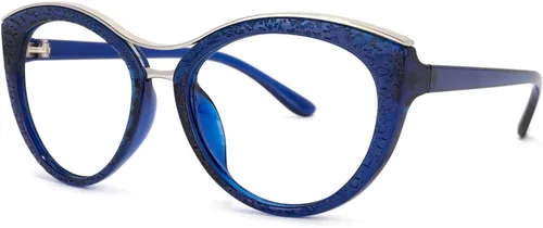 Vista 2 de Zeelool - Gafas de ojo de gato sin receta con lente transparente Carol FX0772