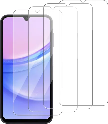Vista 16 de Paquete de 4 protectores de pantalla de vidrio compatibles para Samsung Galaxy A07 5G / 4G [dureza 9H] - Vidrio templado de pantalla HD, resistente