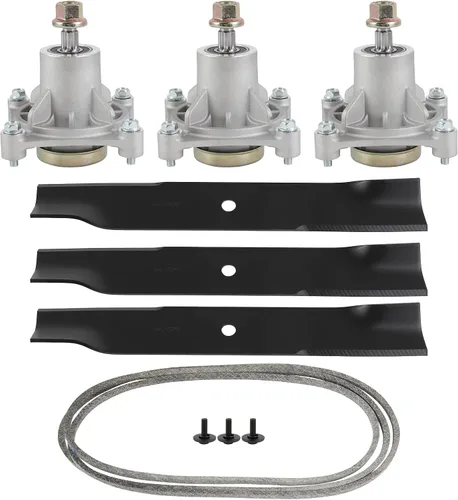 Vista 50 de SCITOO Kit de reconstrucción de cubierta, 42 piezas de cubierta de cortacésped compatible con Poulan Pro PP19A42 PB185A42 PB195H42LT PB20H42YT, 1