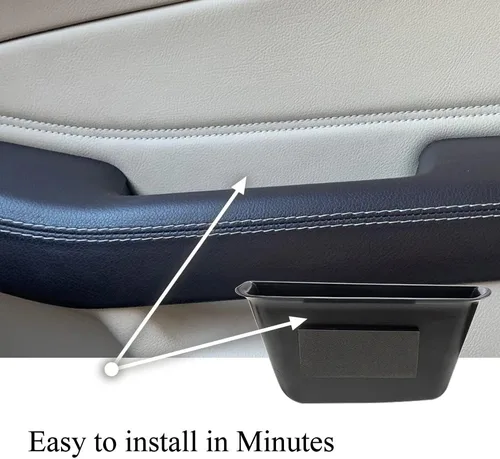 Vista 5 de Bandeja organizadora de 4 piezas para puerta compatible con Mercedes-Benz Clase ML-Class GL-Class 2012-2019 / Clase GLE GLS-Class 2017-2019, bandeja