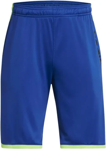 Vista 8 de Under Armour Pantalones cortos Stunt 3.0 para niños (005) negro/verde pajarito/blanco