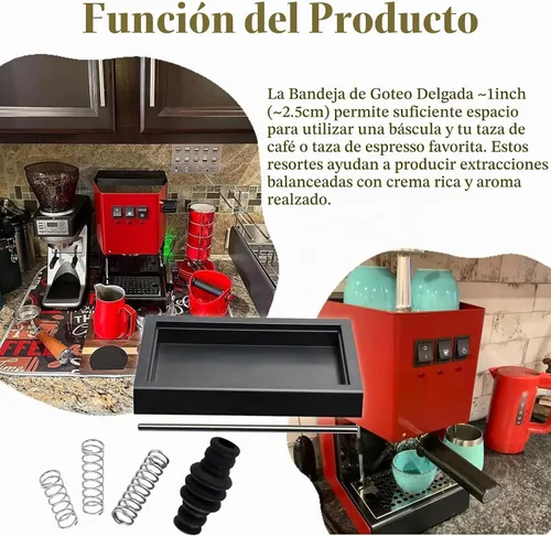 Vista 4 de Bandeja de goteo delgada de perfil bajo para la cafetera Gaggia Classic Pro 1