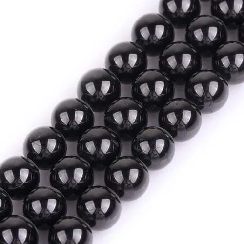Vista 75 de GEM-Inside Cuentas Sueltas de Piedras Preciosas de Ágata Azul Bandeada Natural de 6mm Cuentas Redondas de Piedra de Energía para Hacer Joyas 15