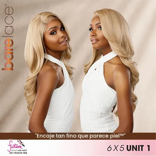 Vista 4 de Sensationnel Bare Lace 6x5 Lacewig-Unit 1, 1 JETBLACK