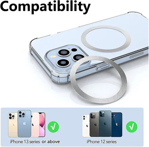 Vista 5 de Kinizuxi Anillos magnéticos, paquete de 6 compatibles con fundas Mag-Safe