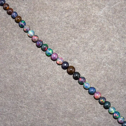 Vista 17 de Multi Gemstone Dainty Choker Bracelet