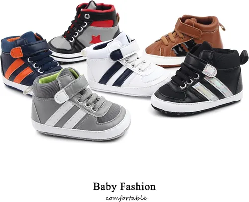 Vista 2 de Zapatos deportivos para bebés, niños y niñas, botas de nieve para bebés, suela antideslizante, para recién nacidos, para primeros pasos, zapatos