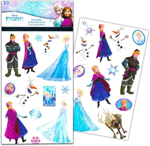 Vista 4 de Disney Frozen Mochila con lonchera - Paquete con mochila Frozen para niñas, bolsa de almuerzo, calcomanías, más Juego de mochila Disney