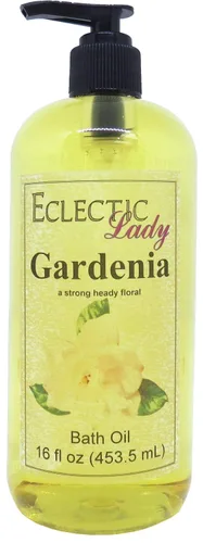 Vista 5 de Gardenia Aceite de baño, aceite corporal perfumado, relajante, 4 onzas