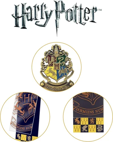 Vista 4 de The Noble Collection Marcador de Harry Potter con escudo de Hogwarts