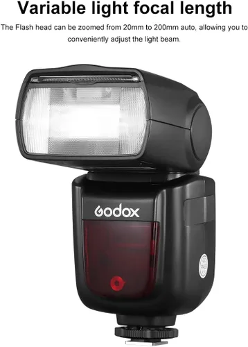 Vista 8 de Godox Flash TTL V860II-S con disparador de flash inalámbrico Xpro S para Sony Speedlite Light 0.08 oz Wireless X System 1/8000s Gn60 650 Full Power