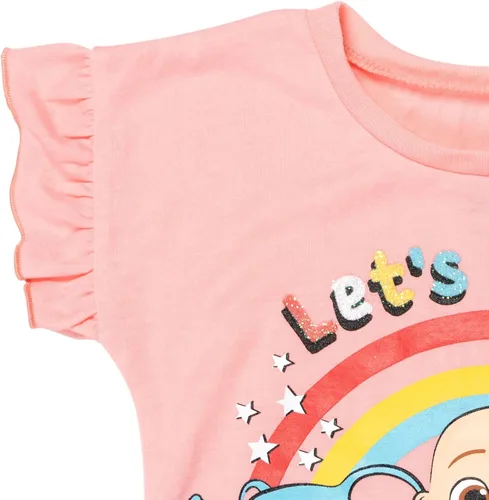 Vista 7 de CoComelon JJ - Conjunto de camiseta y pantalones cortos