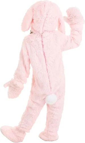 Vista 6 de Toddler Fluffy Pink Bunny Costume