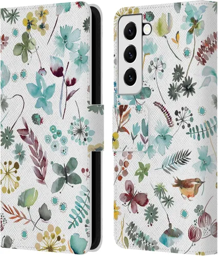 Vista 166 de Head Case Designs Officially Licensed Ninola Butterfly Nature Spring Floral Leather Wallet Case Compatible with Samsung Galaxy A07 4G