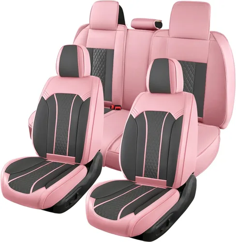 Vista 14 de Doogo Fundas de asiento de automóvil, fundas de asiento delantero para automóviles, protector universal de asiento de automóvil, fundas de asiento