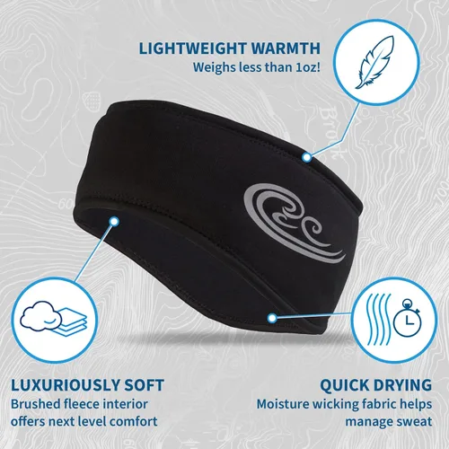 Vista 38 de TrailHeads - Diadema para mujer, diseño de cola de caballo, con banda para la oreja que absorbe la humedad, ideal para correr