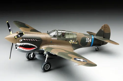 Vista 3 de Hasegawa 1/48 P-40E Warhawk