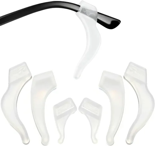 Vista 7 de 3 Sizes Silicone Eyeglass Ear Grips – Anti-Slip Hooks for Sports & Reading Glasses