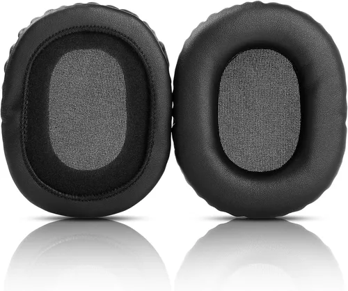 Vista 3 de 1 par de almohadillas de repuesto compatibles con Insignia NS-CAHBTOE01 orejeras para auriculares with Soft Protein Leather,Earmuffs Ear Cups