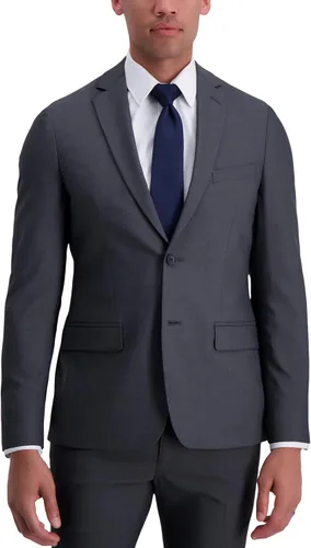Vista 9 de Haggar Men's JMH Ultra Slim Fit Stretch Suit Separate Pants & Jackets negro (Jet Black Solid)