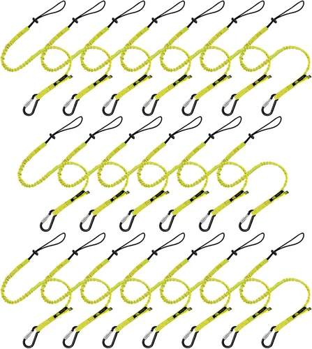 Vista 8 de BearTOOLS Cordón para herramientas con correa de hebilla, cuerda elástica de clip, conector de bloqueo de tornillo resistente, protección contra