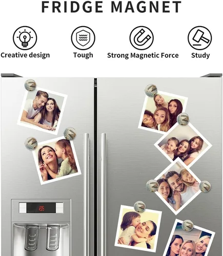 Vista 5 de Cap Negre Watercolor Fridge Magnets Exquisite Fridge Magnet Alloy Personalized Refrigerator Magnets for Whiteboard Locker Kitchen Office Strong