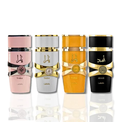Vista 9 de Lattafa para mujeres Set de regalo de 3 piezas de Eau de Parfum (Yara + Yara Moi + Asad) 3.4 oz/100 ml cada uno