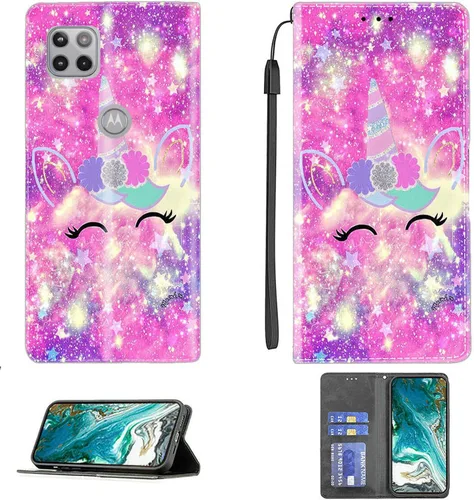 Vista 309 de jioeuinly ATT Motivate 2 - Funda compatible con ATT Motivate 2, funda con soporte abatible y cierre magnético DJS
