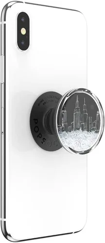 Vista 7 de PopSockets Agarre para teléfono con soporte expansible, Tidepool - City Scape