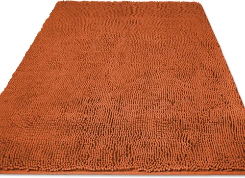 Vista 264 de Yeaban Alfombra de pasillo de baño de 24 x 72 pulgadas, antideslizante, alfombra de baño larga de felpilla gruesa, absorbente y lavable, alfombra